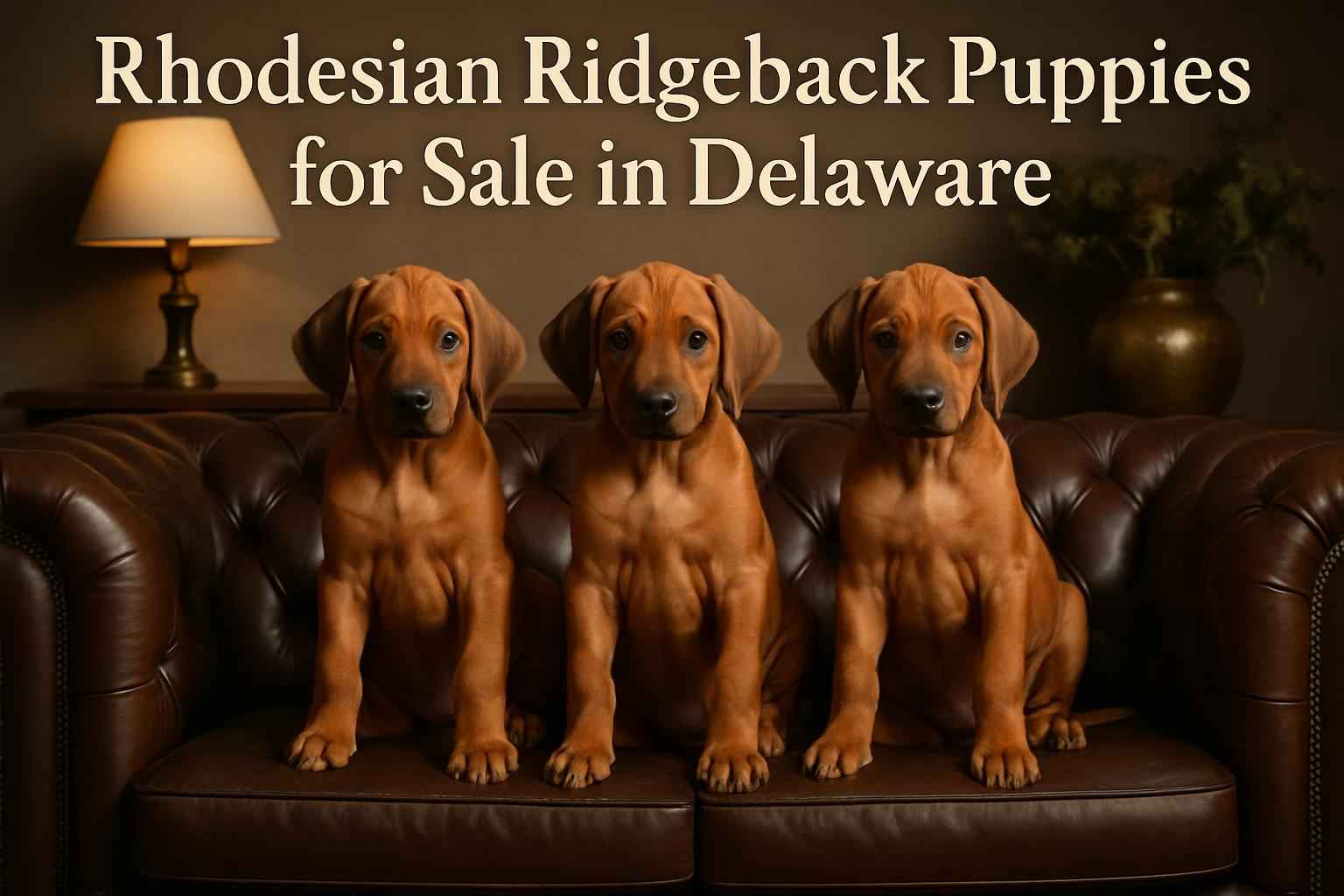 Rhodesian Ridgeback Puppies for Sale in Delaware