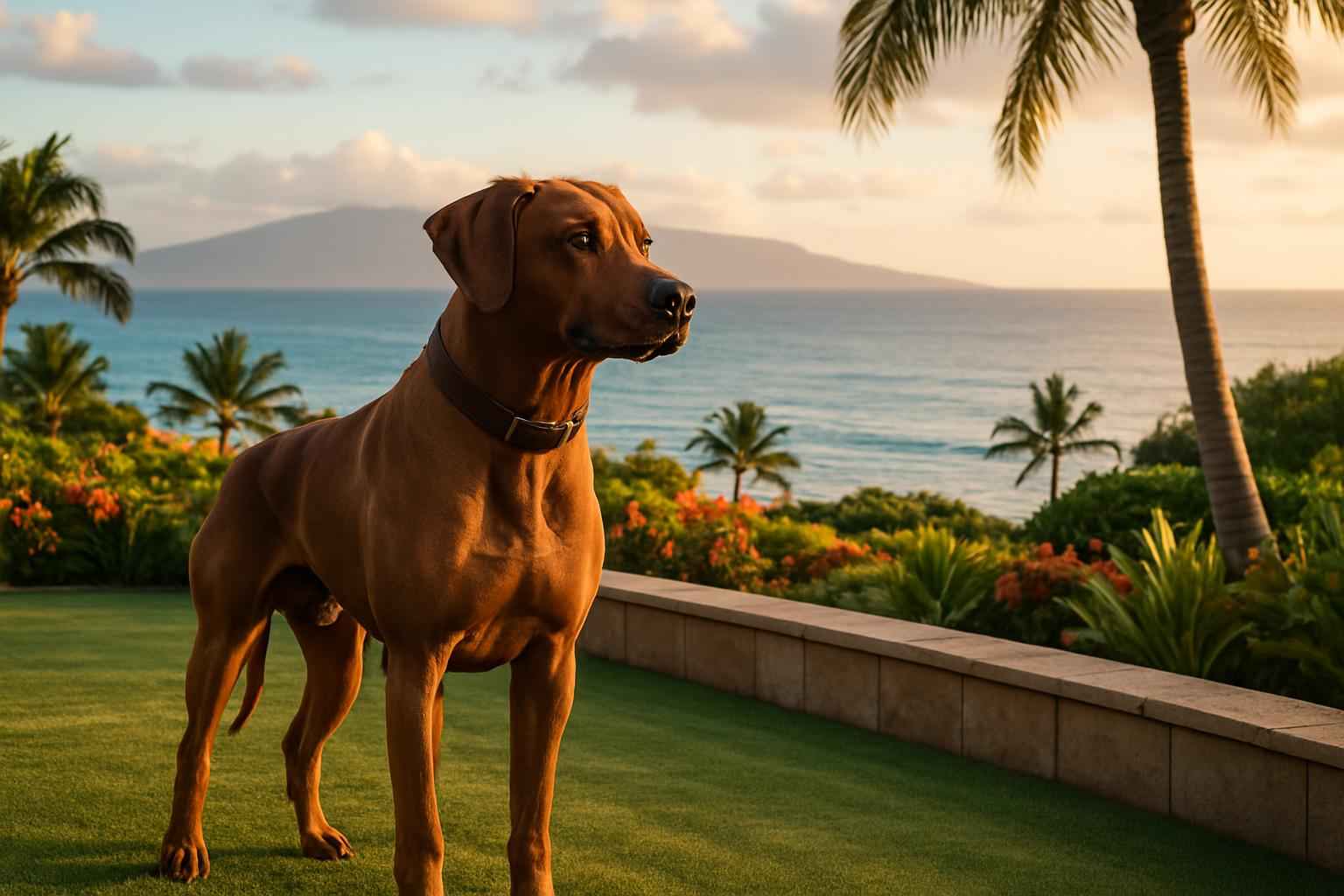 Rhodesian Ridgeback Stud Services in Kihei Hawaii