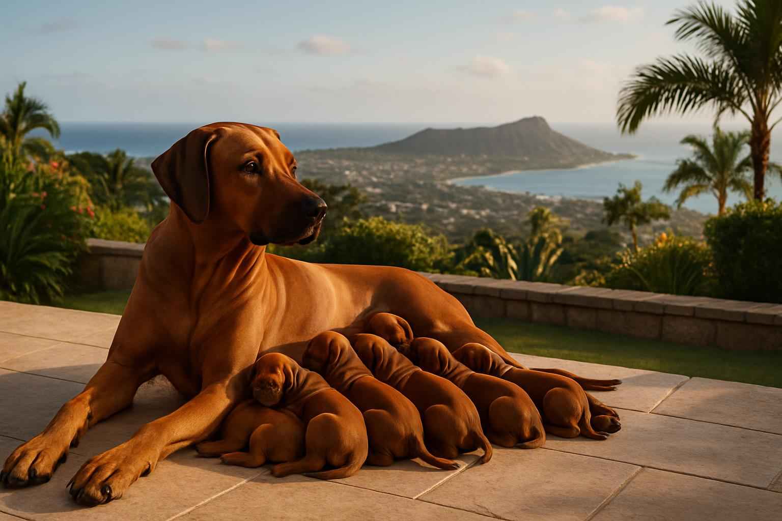 Upcoming Rhodesian Ridgeback Litter For Sale in East Honolulu Hawaii