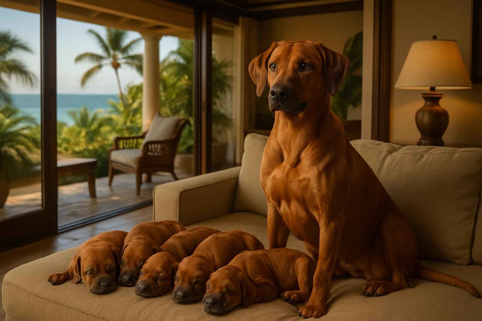 Upcoming Rhodesian Ridgeback Litter For Sale in Kahului Hawaii