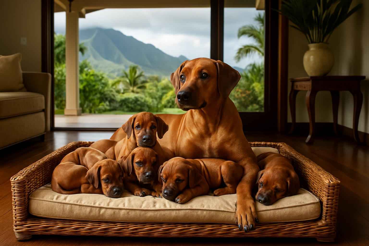 Upcoming Rhodesian Ridgeback Litter For Sale in Mililani Mauka Hawaii