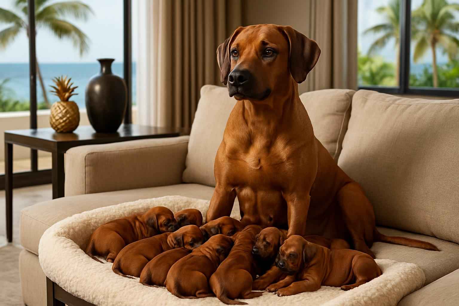 Upcoming Rhodesian Ridgeback Litter For Sale in Pearl City Hawaii