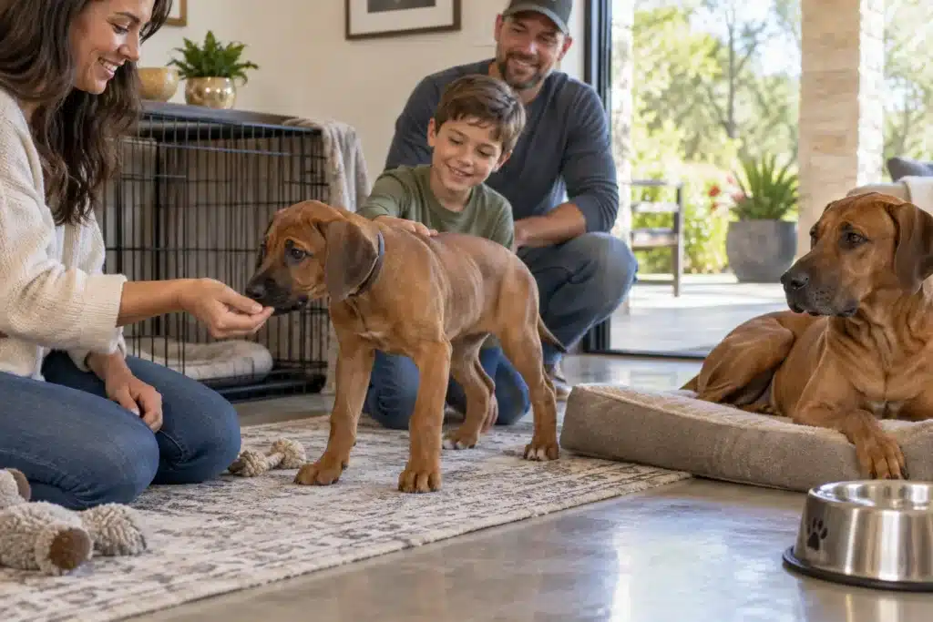 Rhodesian Ridgeback Puppy Socialization Timeline