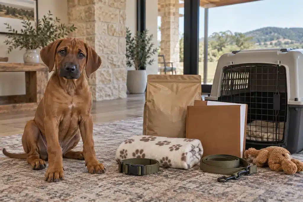 What Rhodesian Ridgeback Puppies Receive Before Leaving